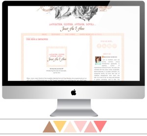 Just As I Am blog design >> Hannah Rose Beasley Art & Design