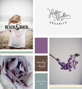 Simple and Bright Mood Board >>> Hannah Rose Beasley Art & Design