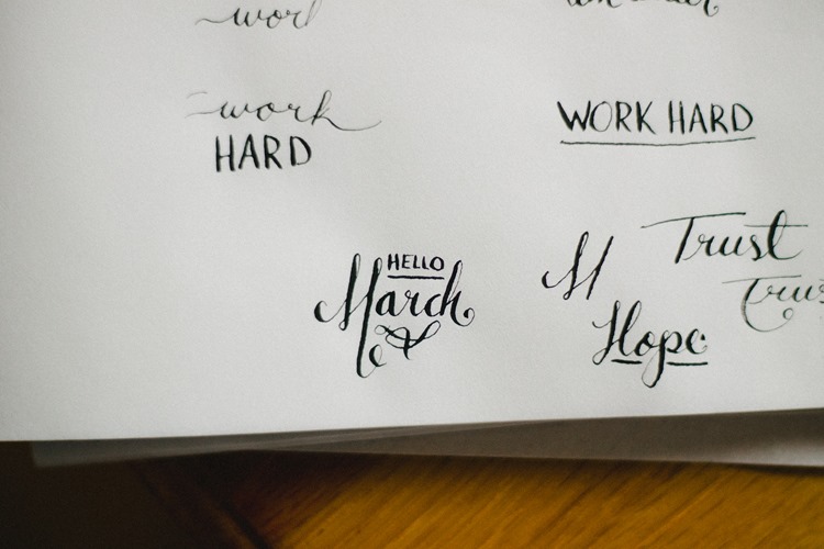 Handlettering / Hannah Rose Beasley