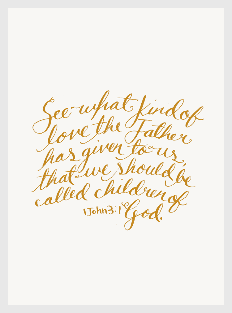 Children of God Print for Overcome the Lie / Hannah Rose Beasley