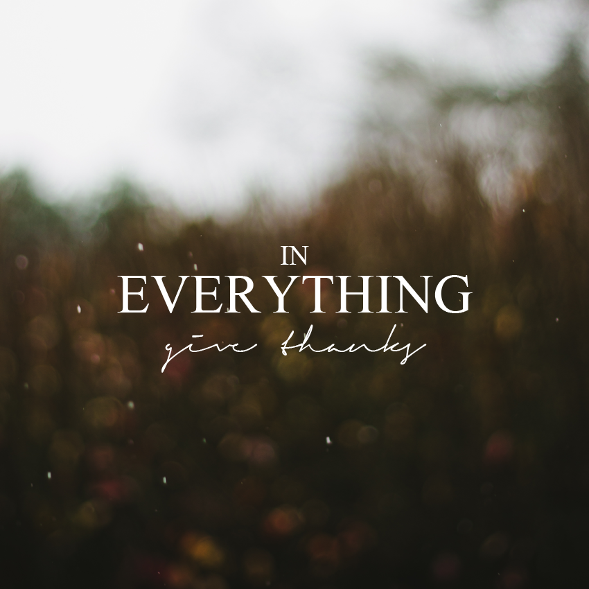 In Everything Give Thanks : Hannah Rose Beasley