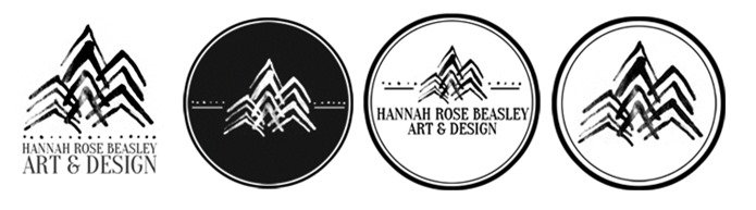 Hannah Rose Beasley Re-Brand: First Logos